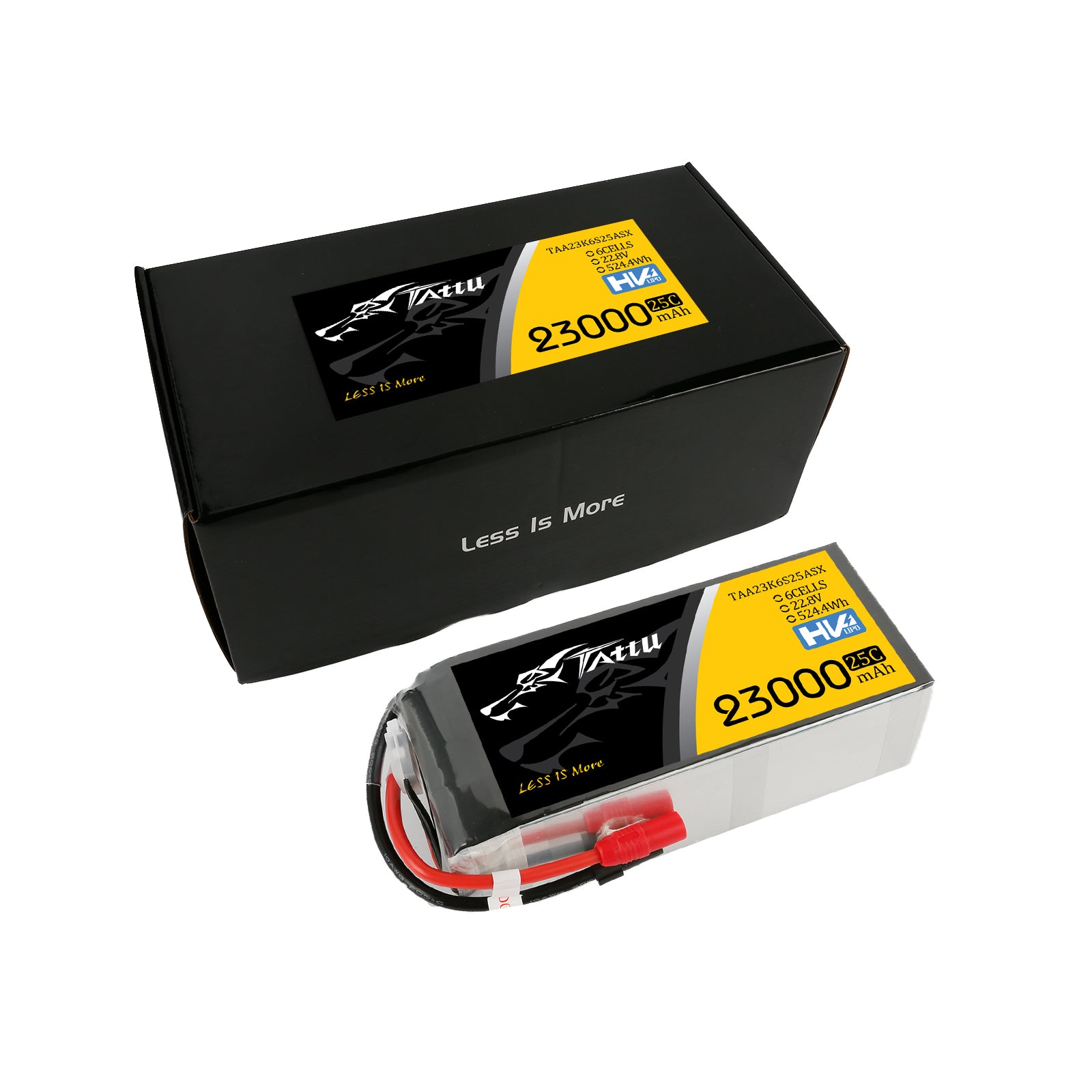 Tattu UAV Classic 23000mAh 6S batterie drone HV XT150