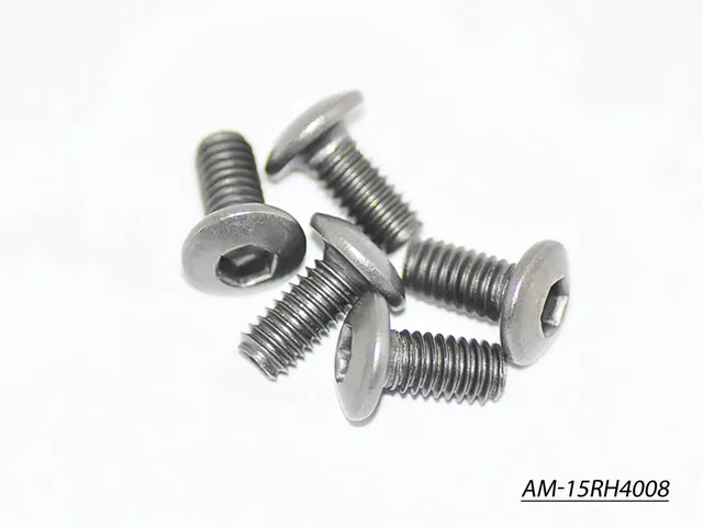 Arrowmax AM-15RH4008 vis titane M4x8 tête ronde x5