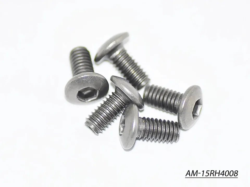Arrowmax AM-15RH4008 vis titane M4x8 tête ronde x5