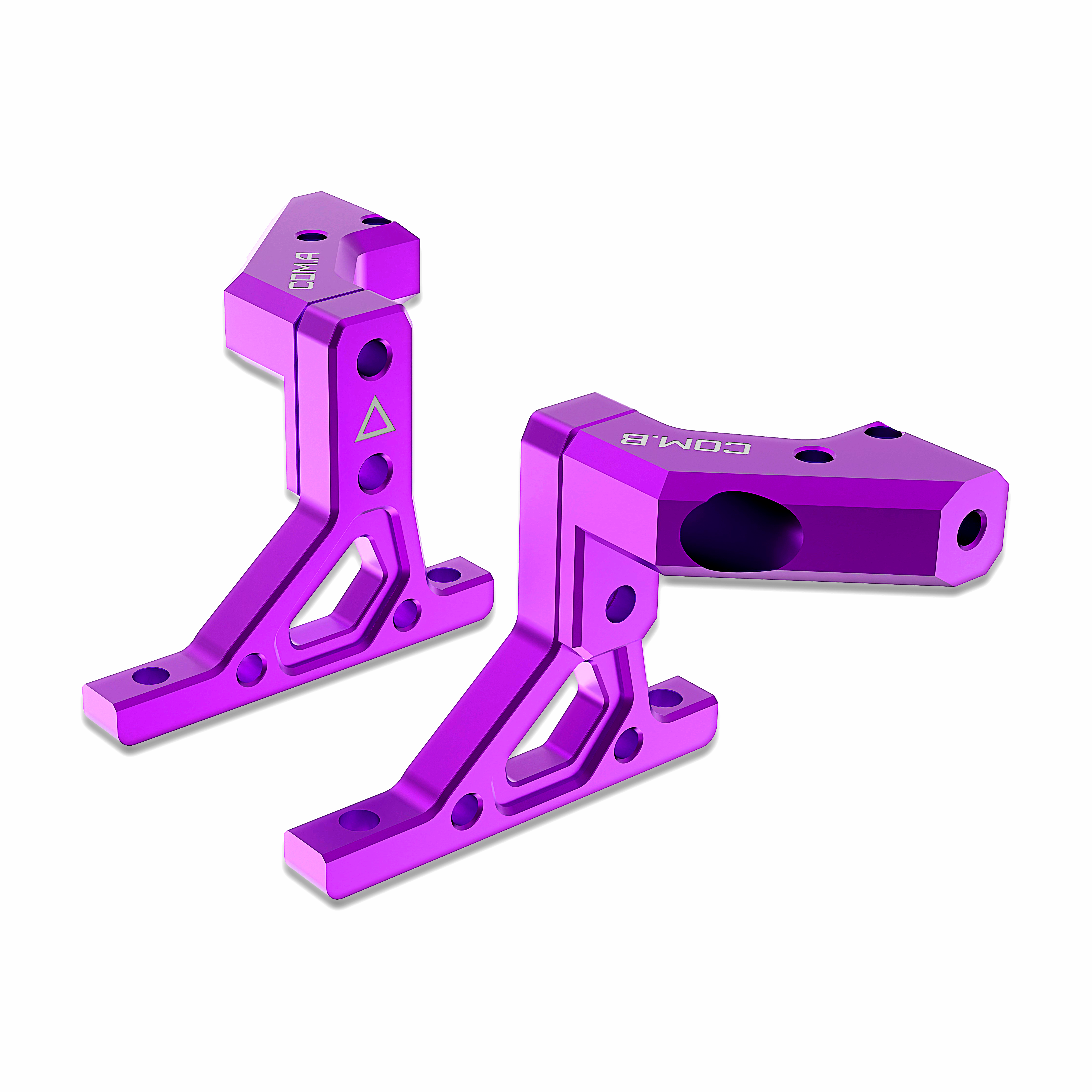 3RACING AuperD5 SAK-D6808B cloison arrière alu bleu