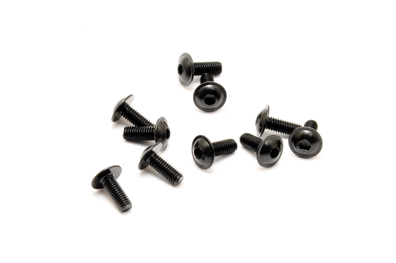 Hobao 33308N Vis M3x8 tête rondelle lot 10 acier
