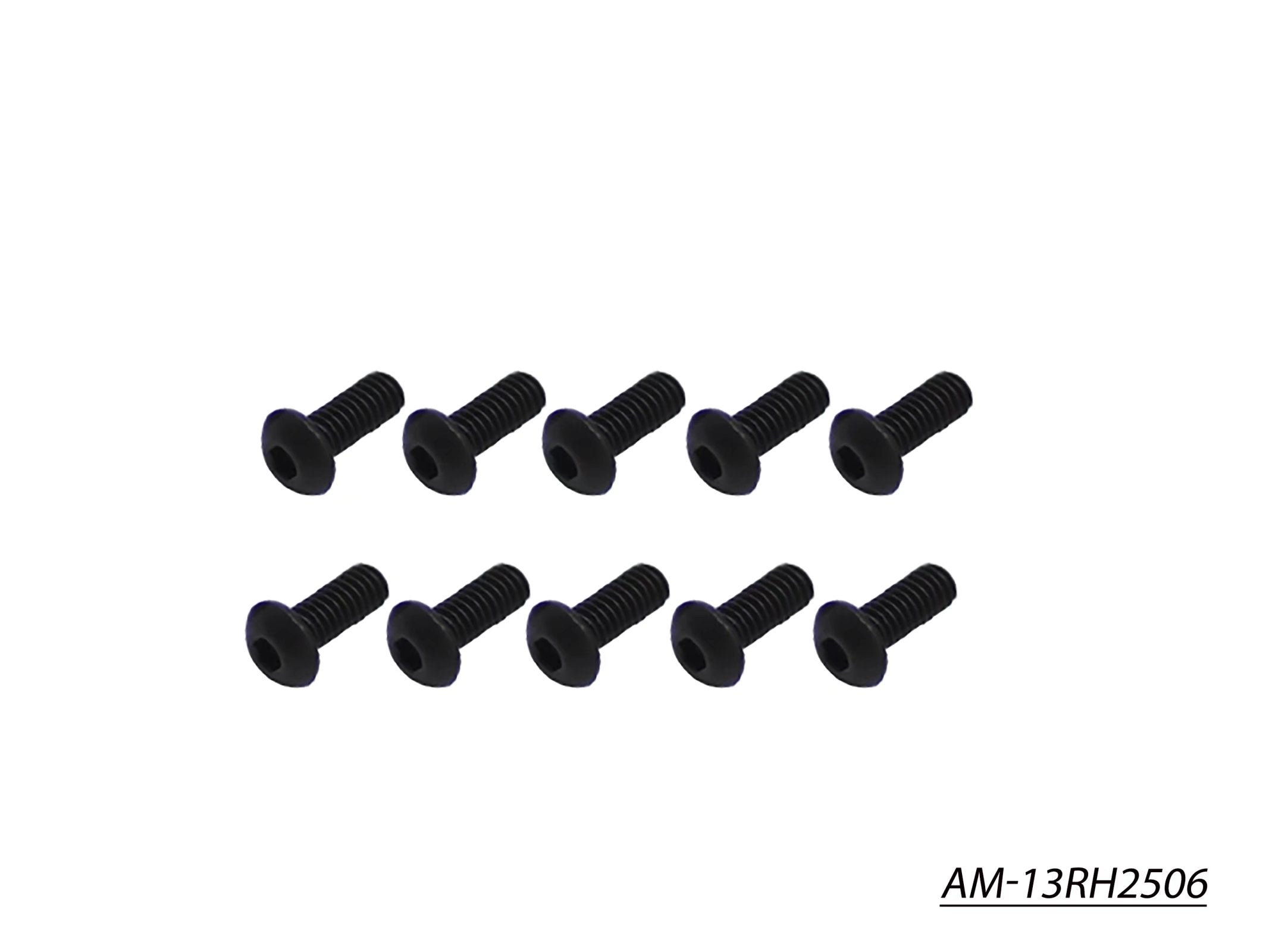 Arrowmax Screws AM-13RH2506 vis Allen ronde M2.5x6 x10