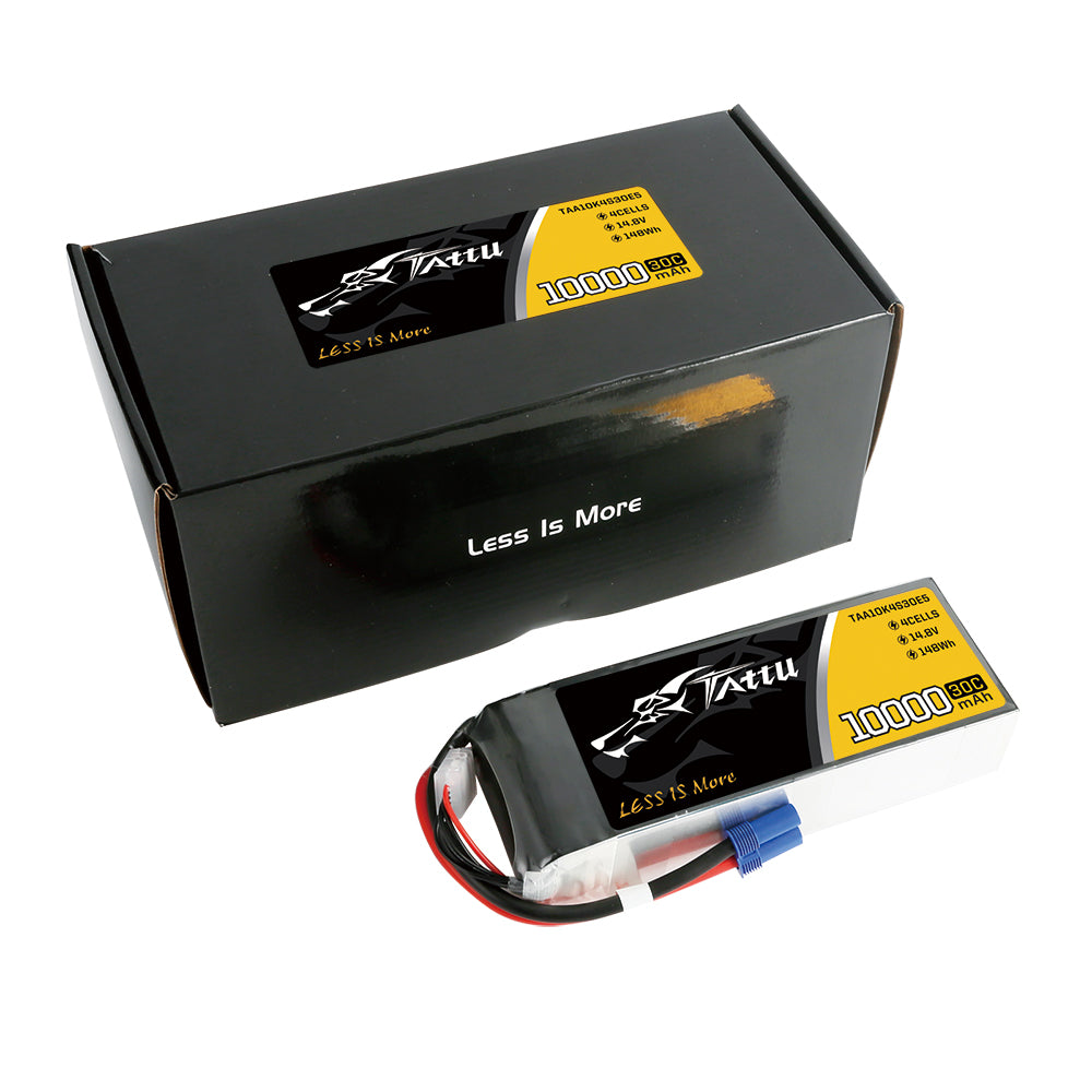 Tattu UAV Classic 10000mAh 4S 30C batterie LiPo EC5