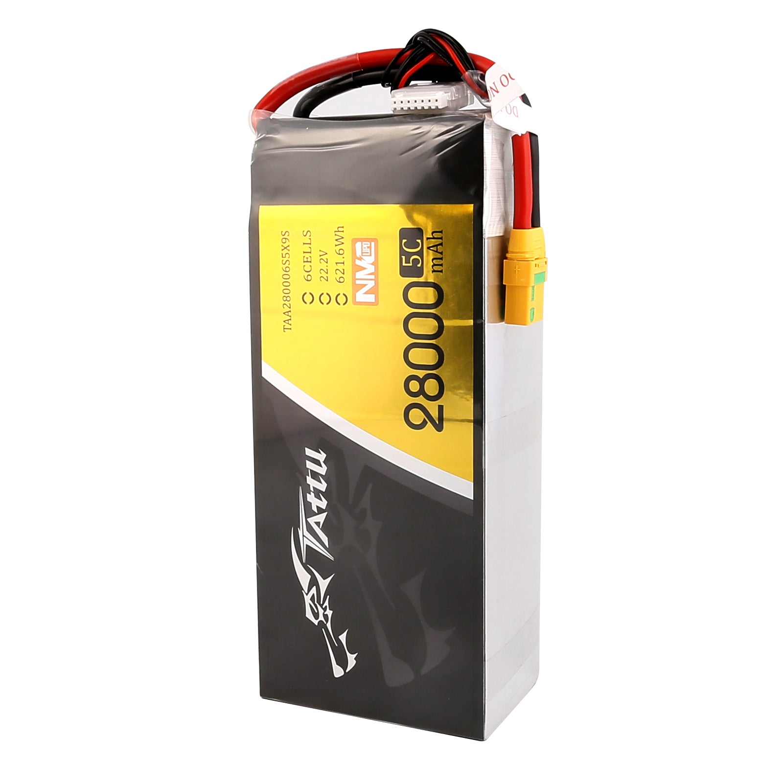 Gens Ace Tattu 28000mAh 6S batterie lipo semi-solide XT90-S