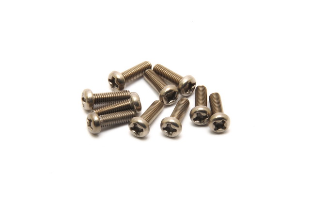 Hobao 22201 Vis Titane 3x10mm Tête Ronde x10