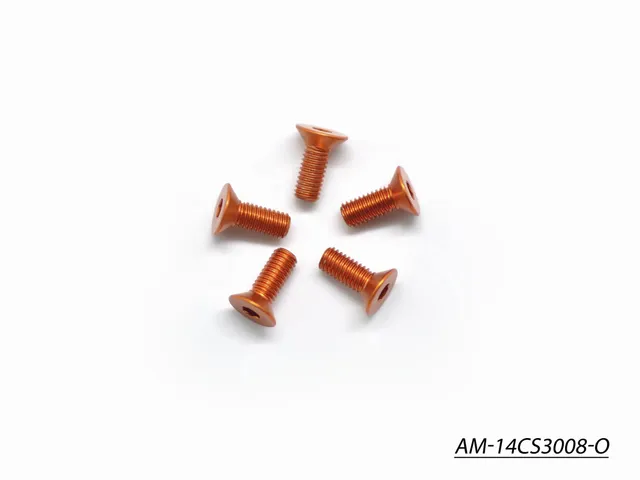 Arrowmax AM-14CS3008-O vis alu M3x8 orange x5
