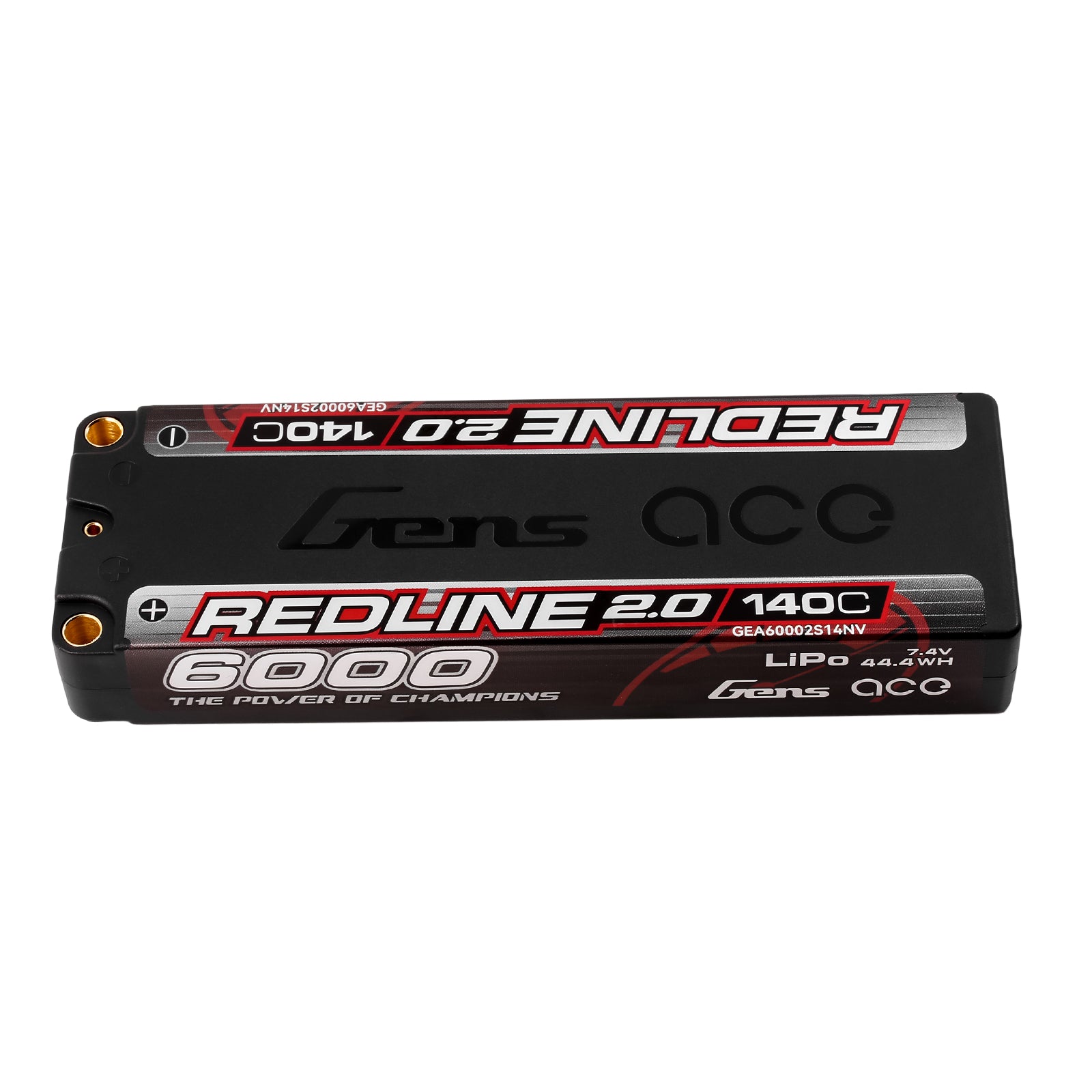 Gens Ace Redline 2.0 batterie LiPo 6000mAh 2S 140C 7.4V
