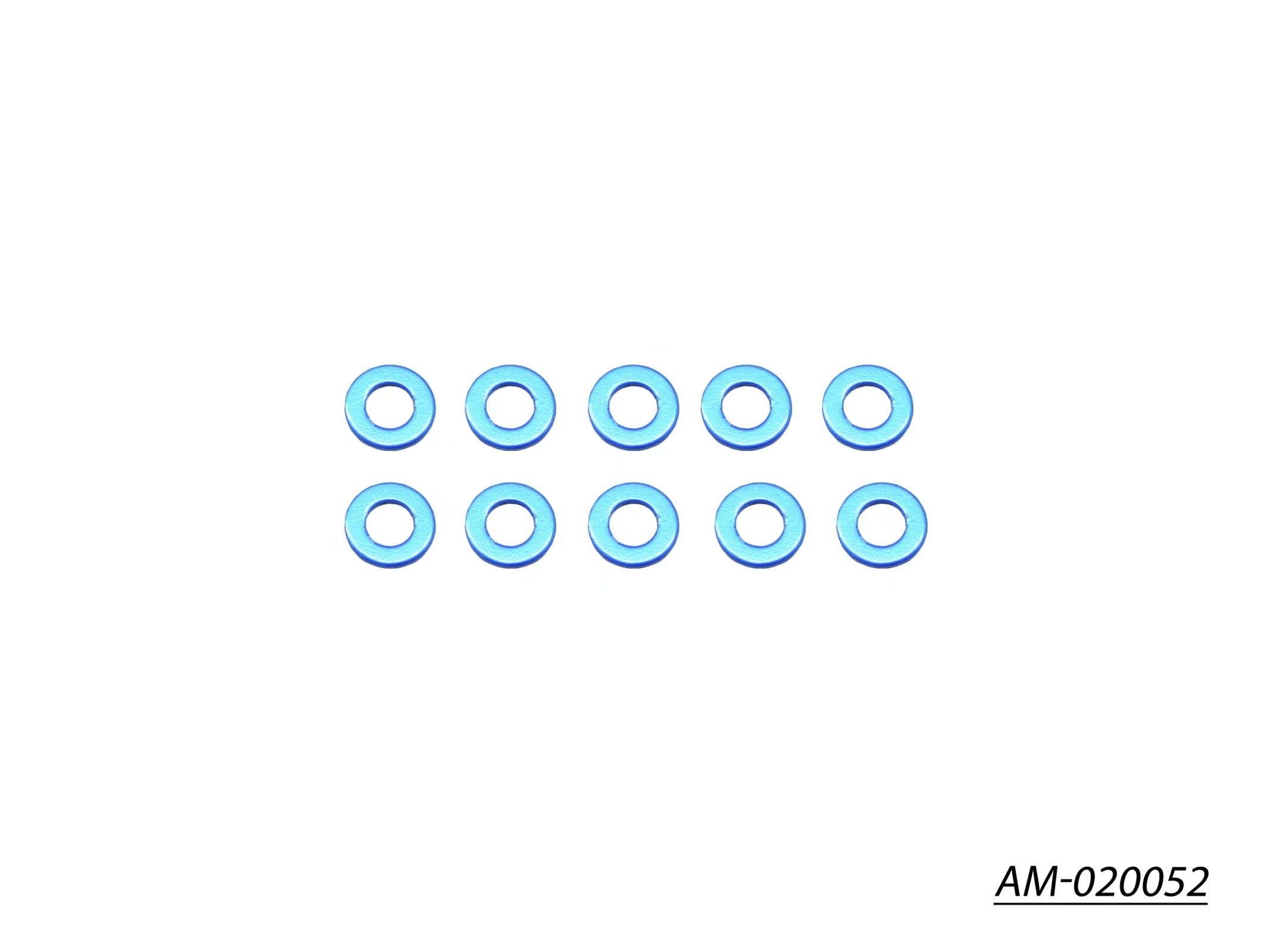 Arrowmax Accessories cale alu 3x6x0.5 AM-020052 bleue lot 10