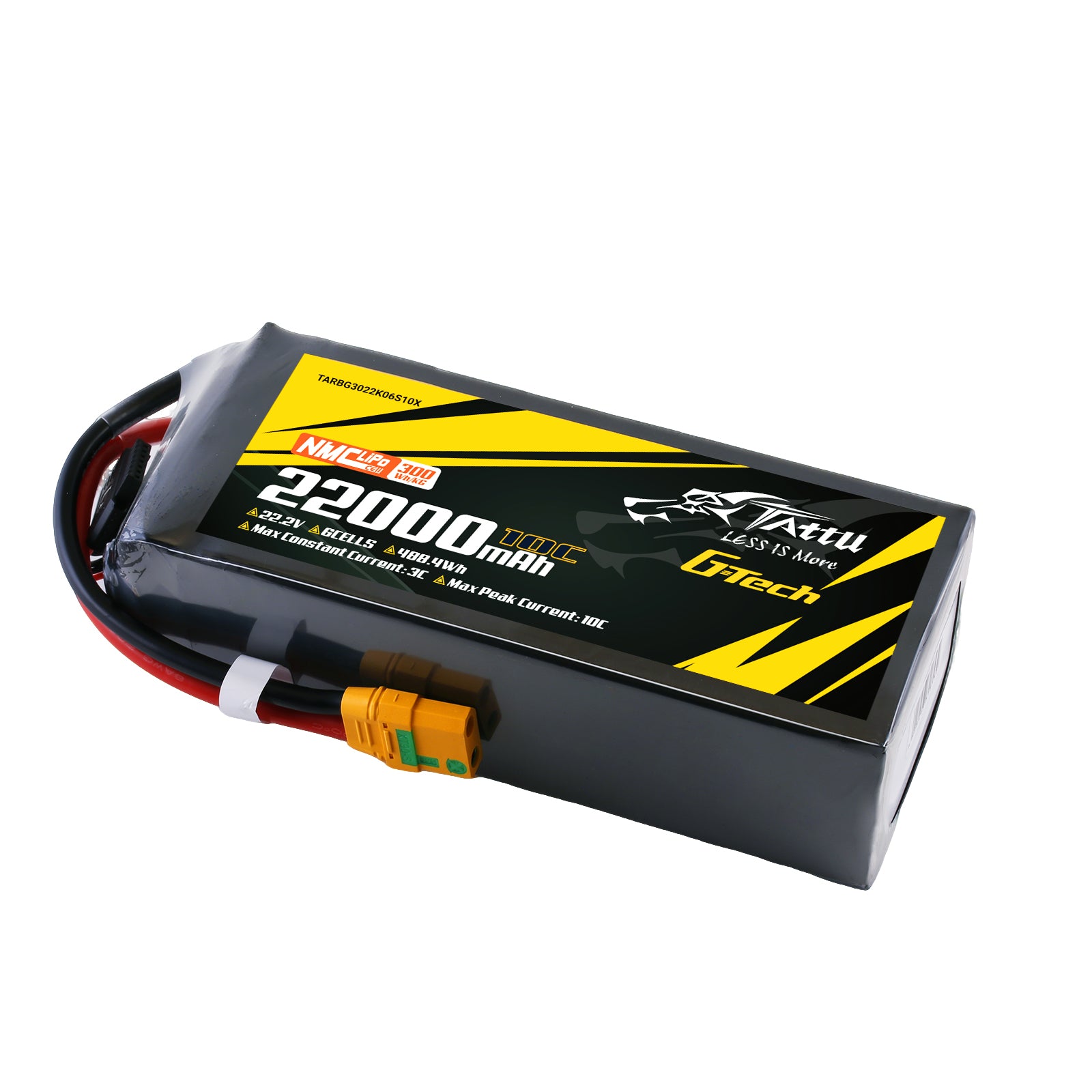 Tattu Semi-Solid batterie lipo 22000mAh 6S 22.2V XT90S-F