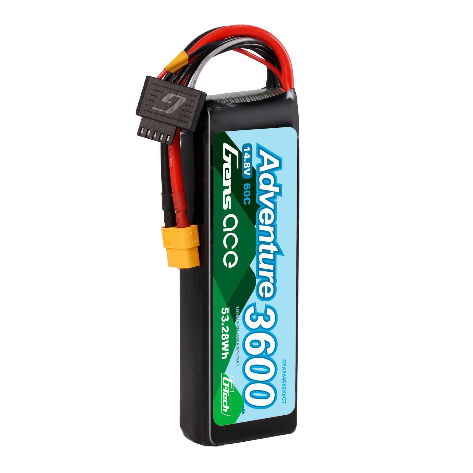 Gens Ace Adventure 3600mAh 4S batterie LiPo 14.8V 60C XT60