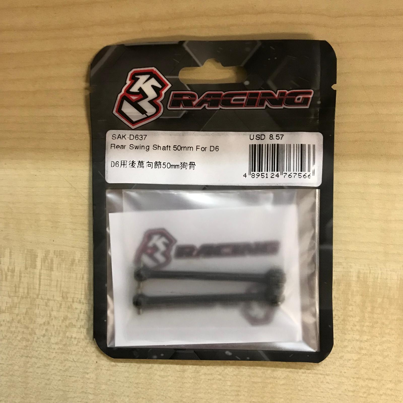 3Racing Sakura SAK-D637 cardan arrière 50mm D6