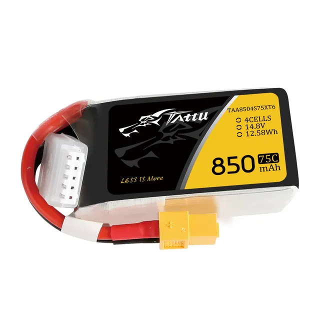 Tattu FPV Classic batterie LiPo 850mAh 4S 75C XT60