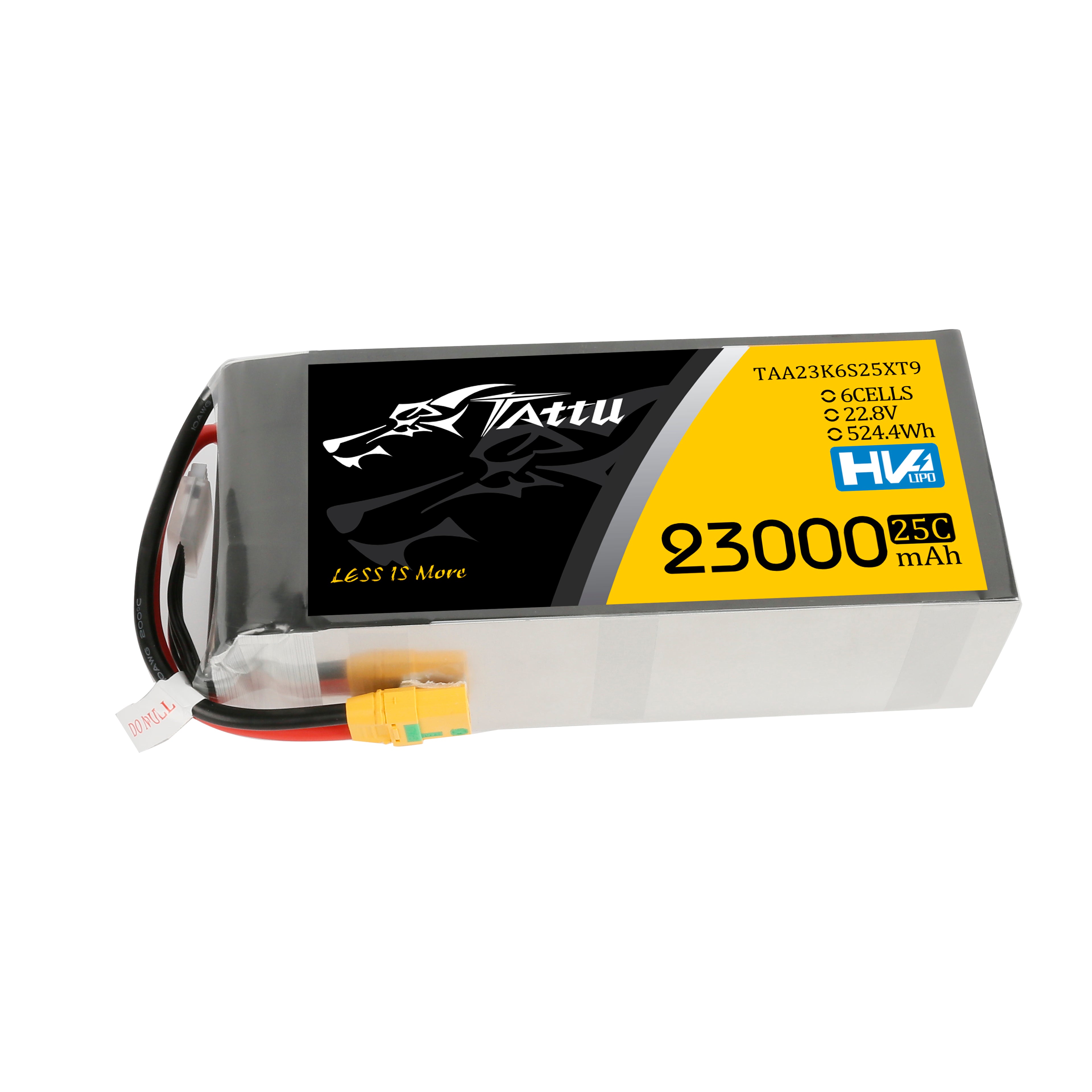 Tattu UAV Classic 23000mAh 6S Batterie Lipo HV XT90-S 25C