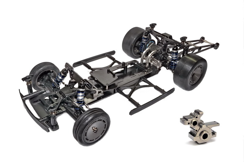Hobao EX10 dragster 1/10 ARR boîte alu hop up