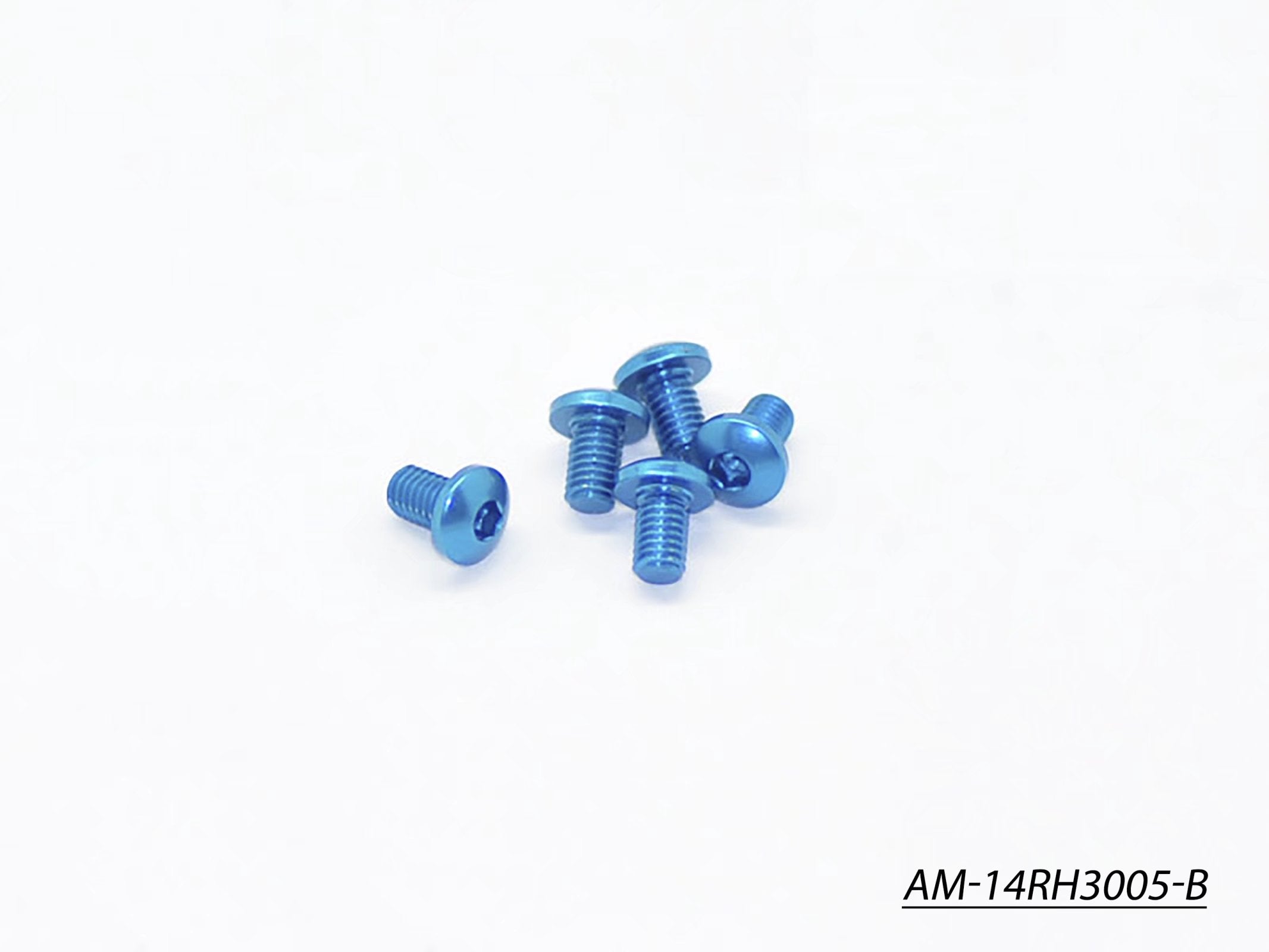 Arrowmax AM-14RH3005-B vis alu M3x5 bleues (5)