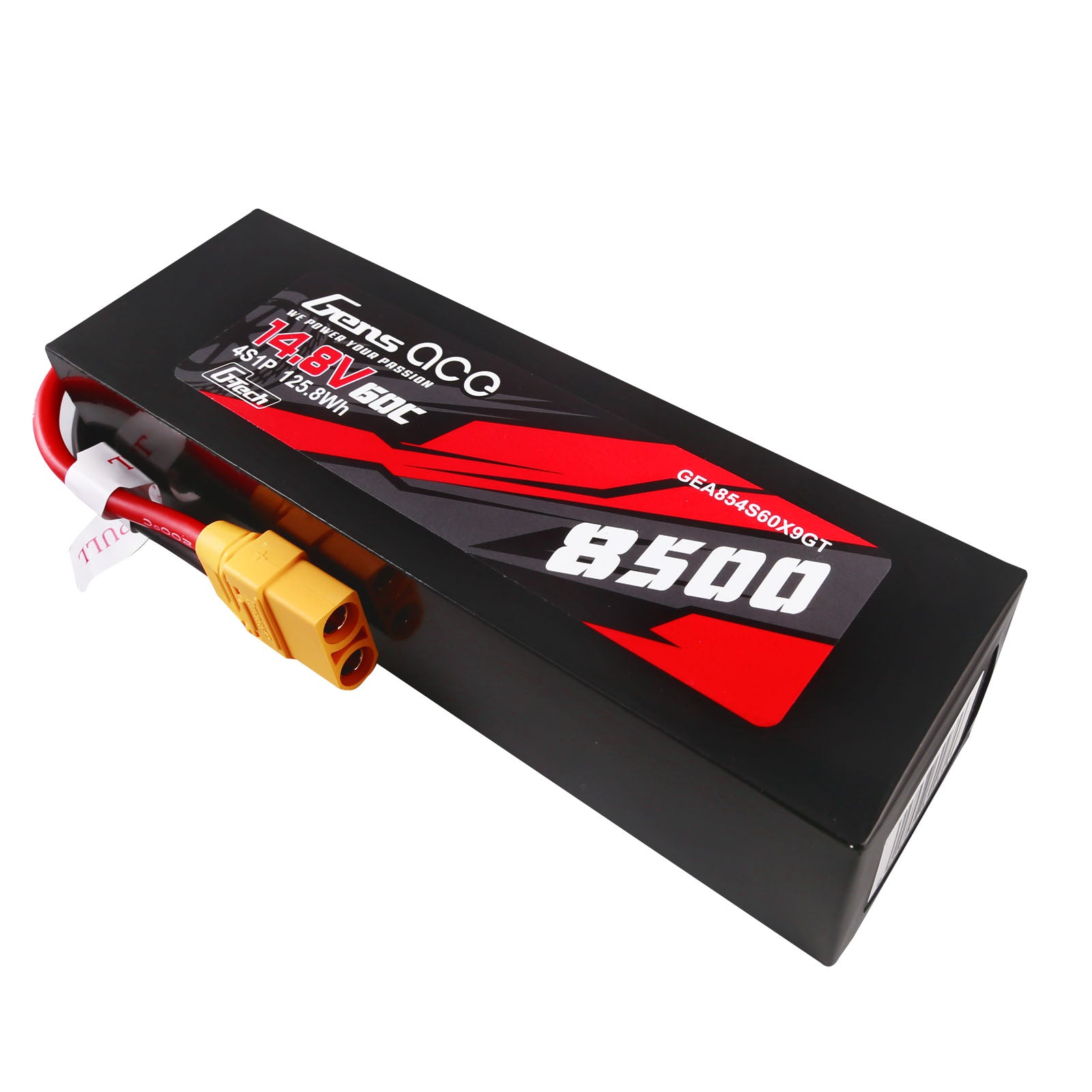 Gens Ace Car Classic batterie LiPo 4S 8500mAh 60C XT90