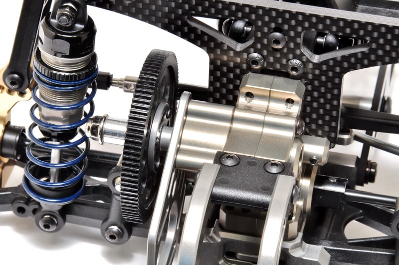 Hobao OP1-0066 Cale Support Moteur Alu Anodisé