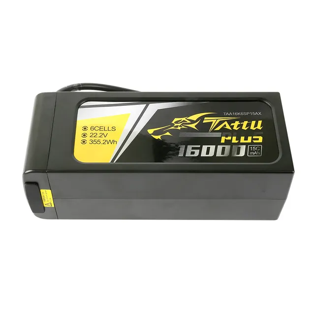 Tattu Plus 16000mAh 6S batterie LiPo AS150 15C