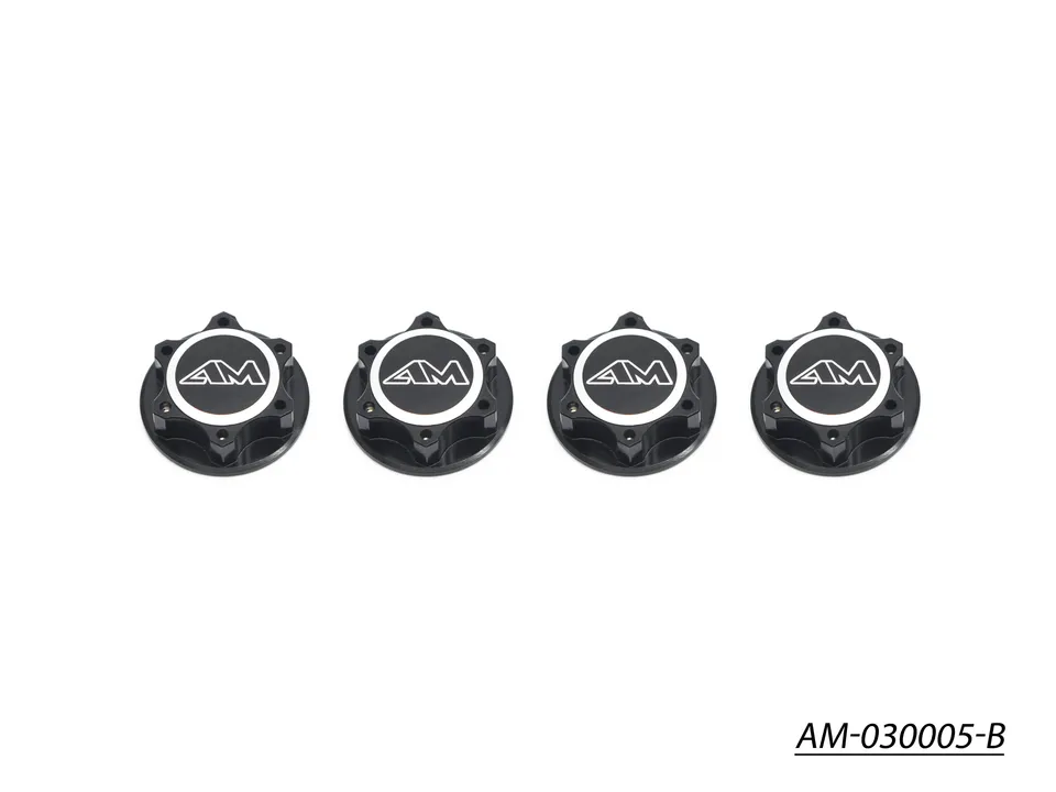 Arrowmax AM-030005-B écrous roue 1/8 alu noir x4