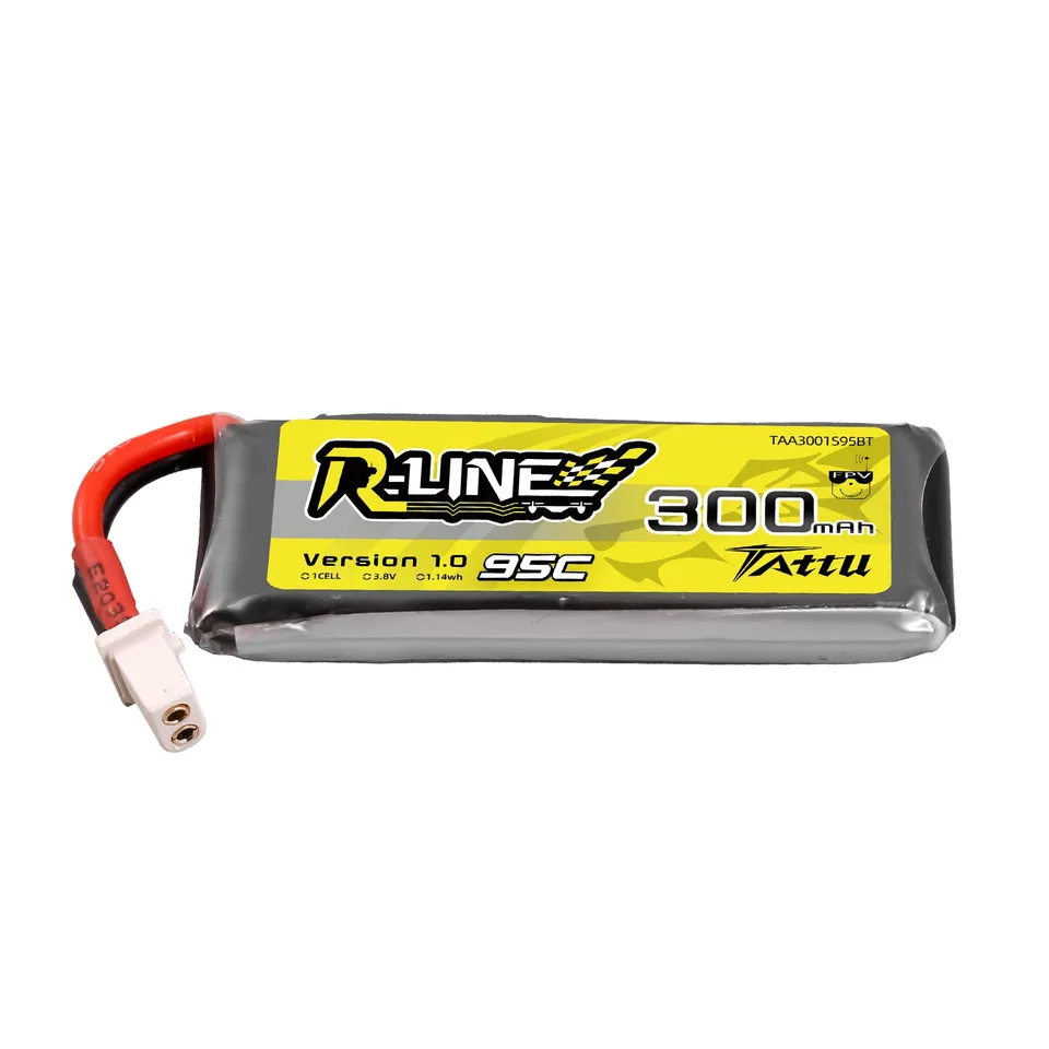Gens Ace Tattu R-Line 300mAh 1S 95C batterie LiPo BT2.0 HV
