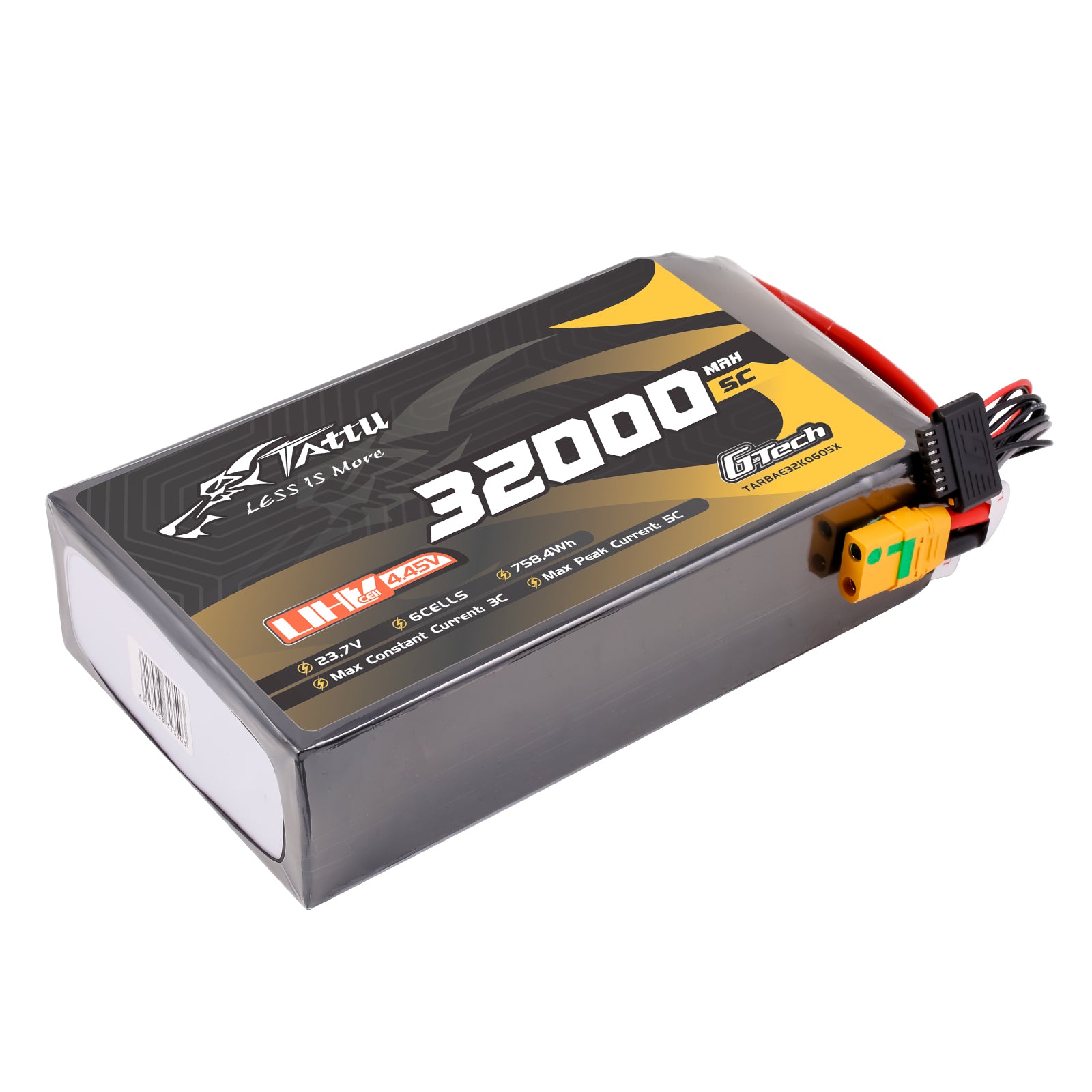 Tattu 32000mAh 6S 23.7V batterie LiPo HV G-Tech XT90S