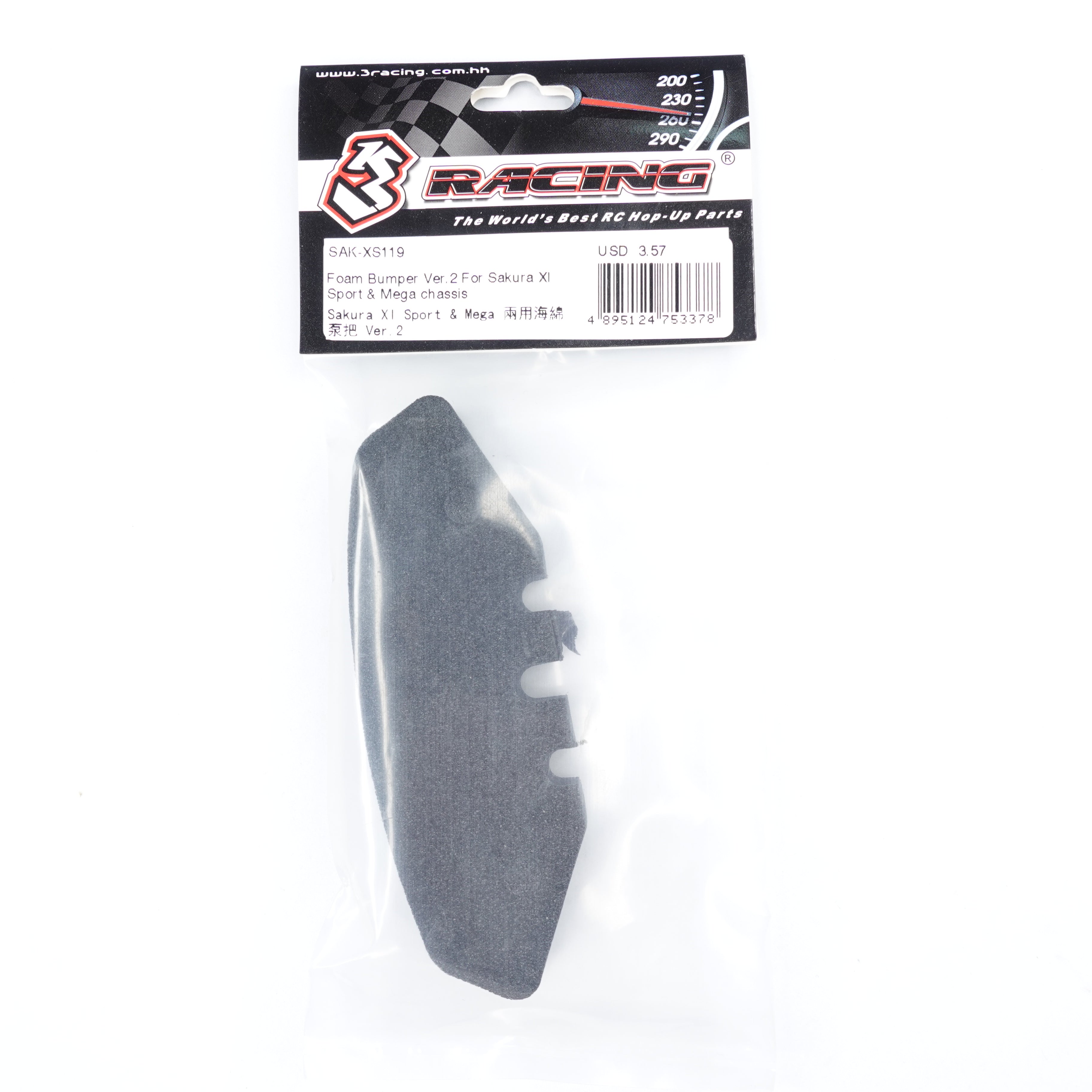 3Racing Sakura SAK-XS119 pare-chocs mousse XI Sport