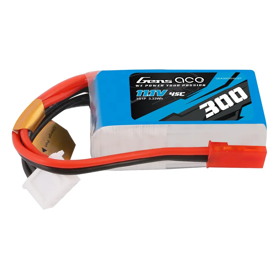 Gens Ace Car 300mAh 3S 45C Batterie LiPo JST-SYP
