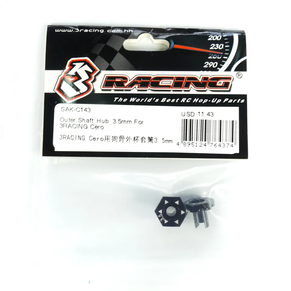 3Racing Cero SAK-C143 Axe Hub 3,5 mm Cero