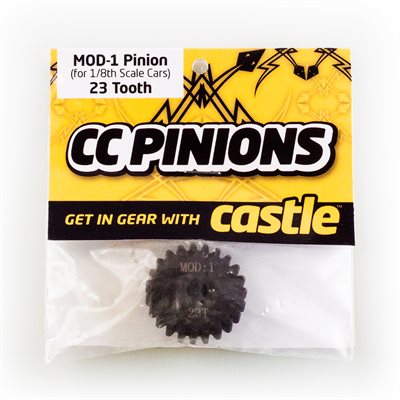 Castle Pignon Mod1 Acier 5mm 11T-23T Moteur RC