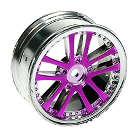3Racing Parts jante 5 branches 1/10 noir 24mm x4