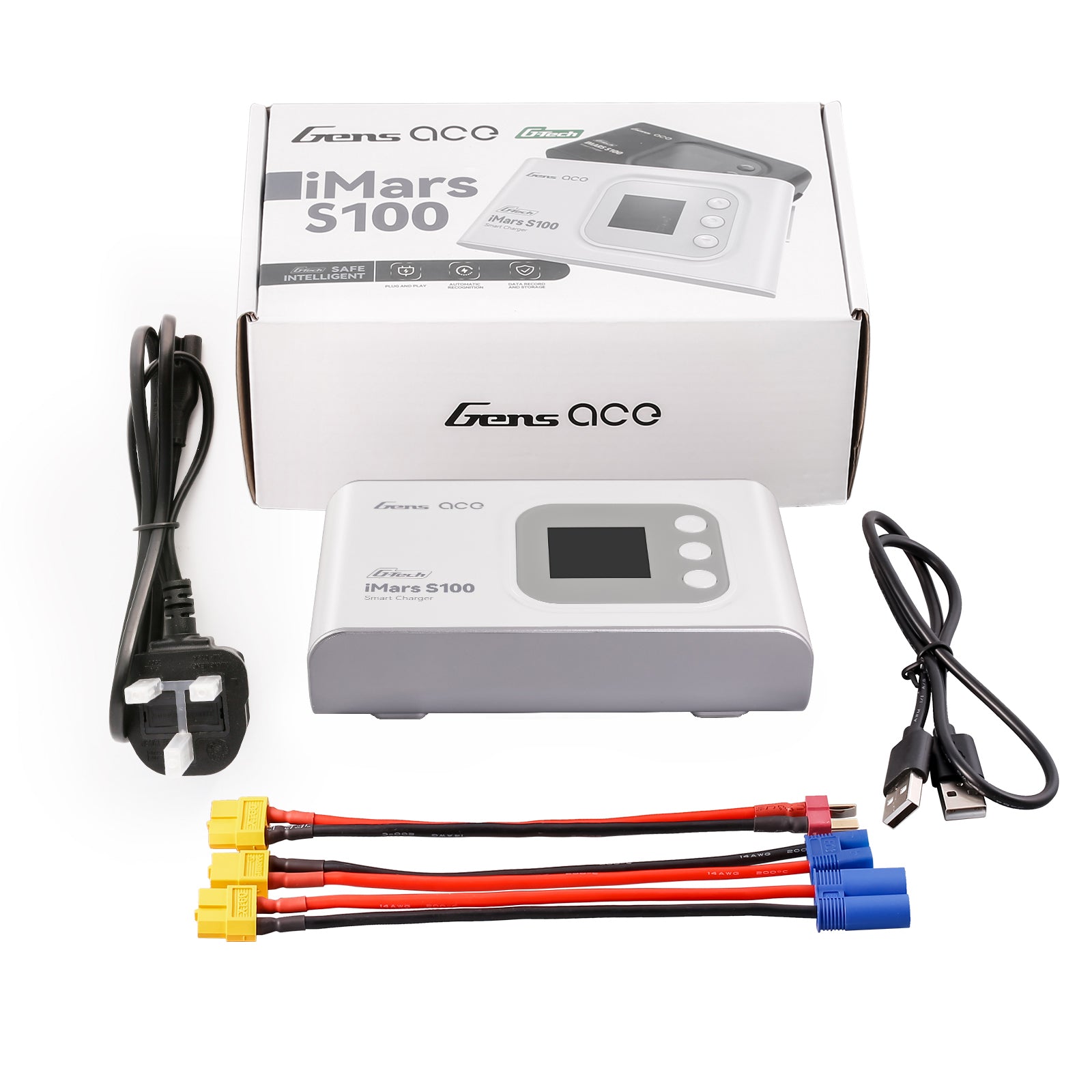 Gens Ace iMars S100 Chargeur AC 100W 10A 2-6S XT60