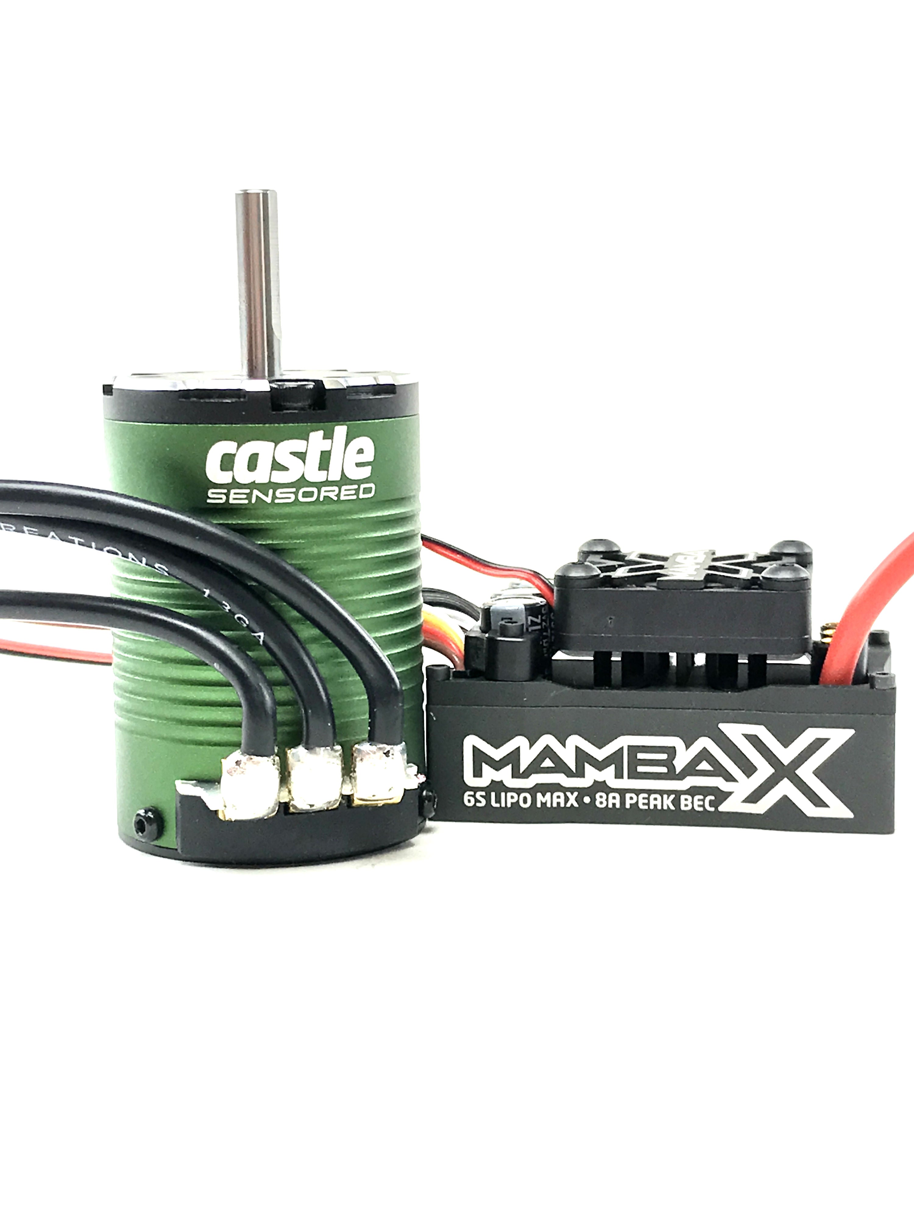 Castle Mamba X SCT Combo 1410 3800KV + ESC