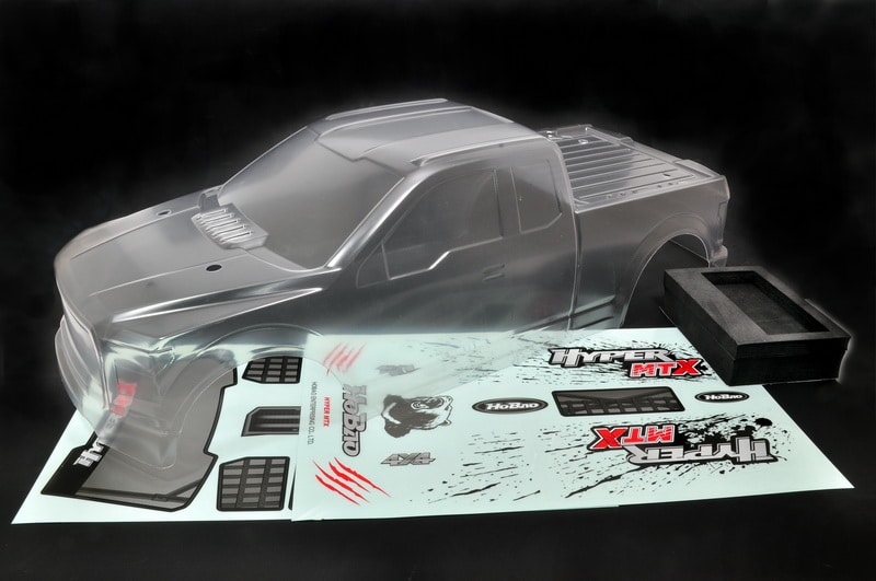 Hobao OP-0125N carrosserie MTX transparente + déco