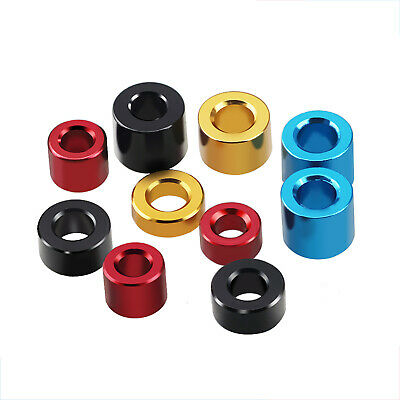3Racing Rondelles alu plates M3x6 1mm noires x10