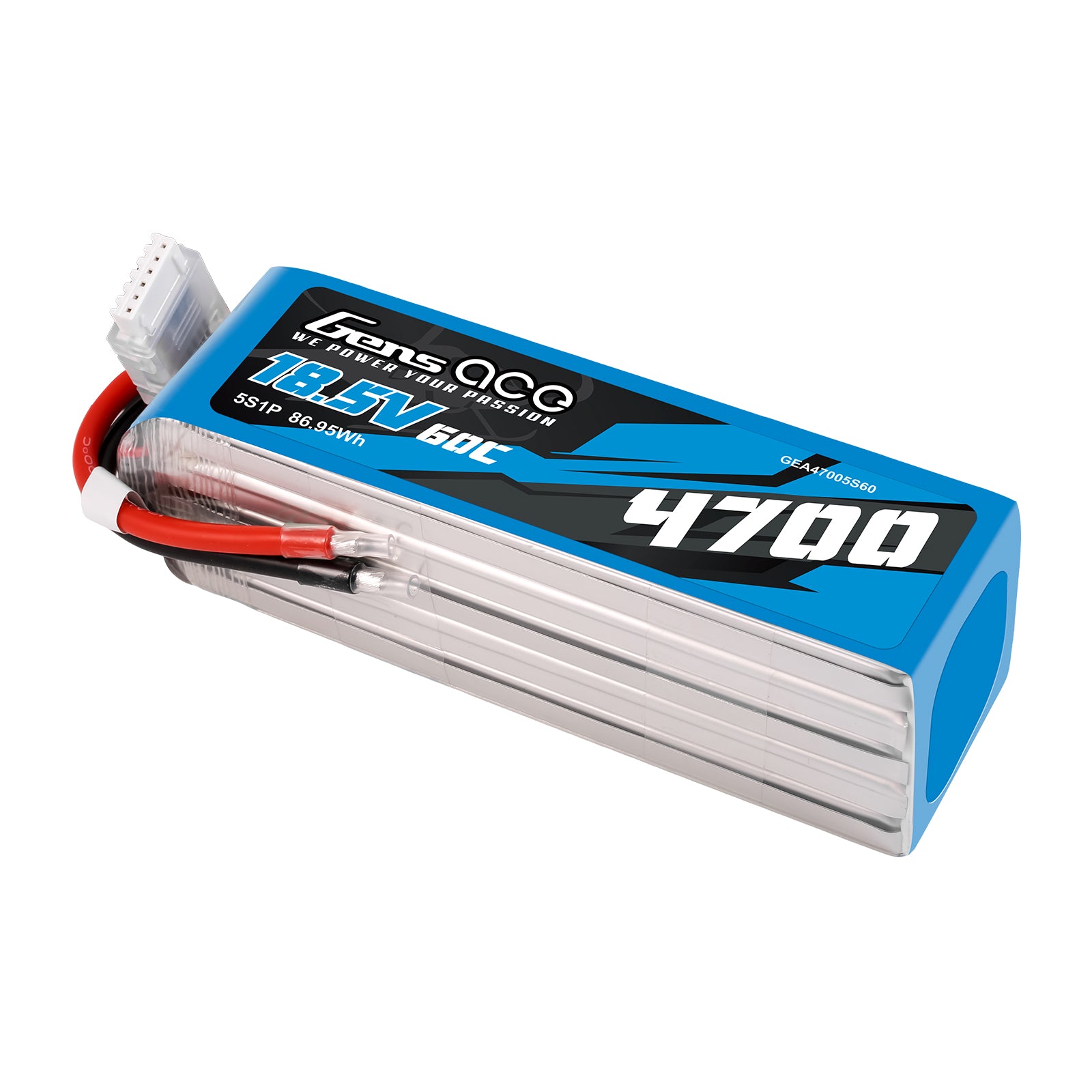 Gens Ace Sport Series 4700mAh 5S batterie LiPo 60C F3A