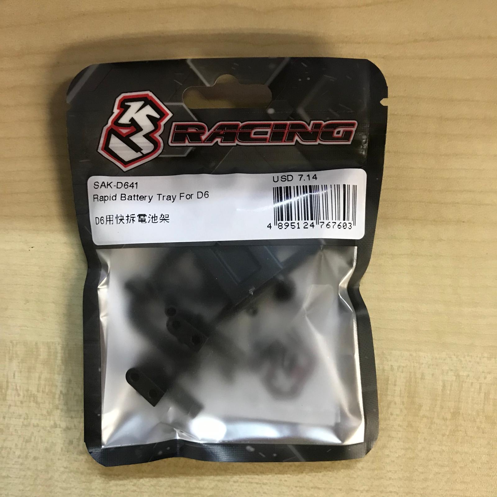 3RACING Sakura SAK-D641 bac batterie rapide D6