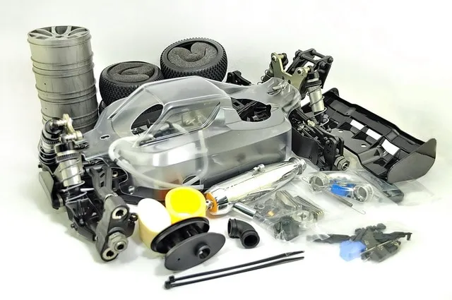 Hobao Hyper VS2 HB-VS2 buggy nitro 1/8 ARR jaune