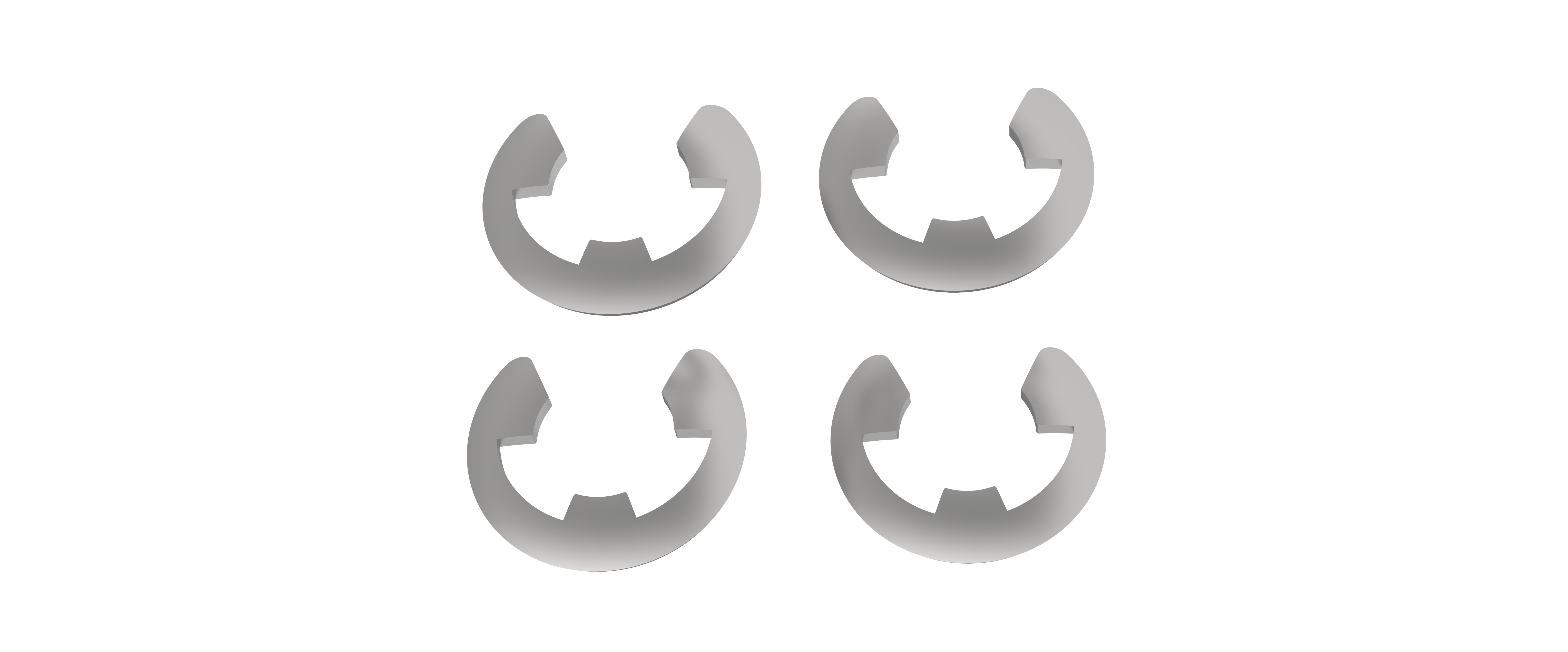 3Racing Cero SAK-C113 Circlip Bombé M6 E-Ring