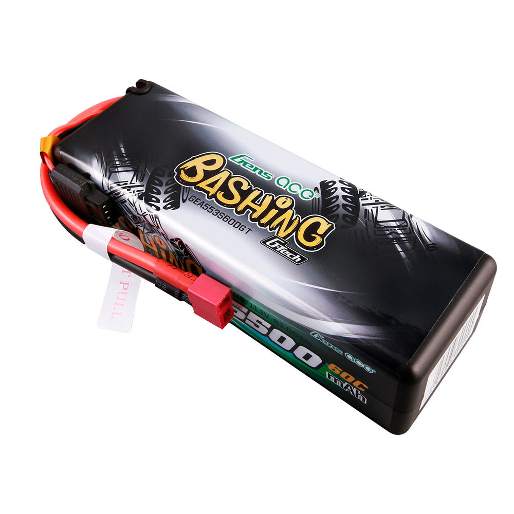 Gens Ace Bashing batterie LiPo 3S 5500mAh Deans hardcase