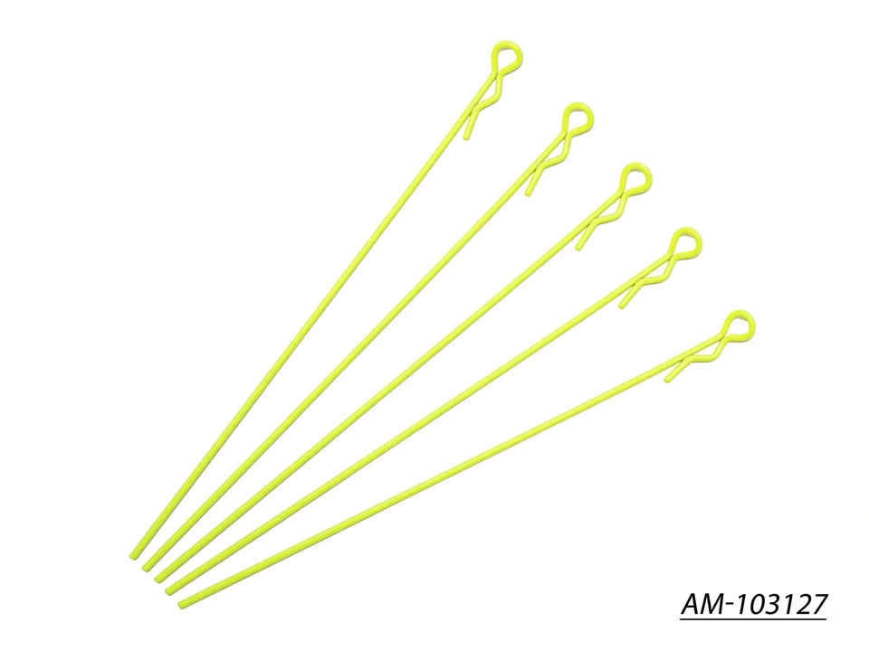 Arrowmax Body Clip AM-103127 clips longs 1/10 jaune x5
