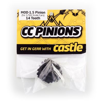 Castle CC Pignon Mod1.5 12T acier axe 8mm 1/5