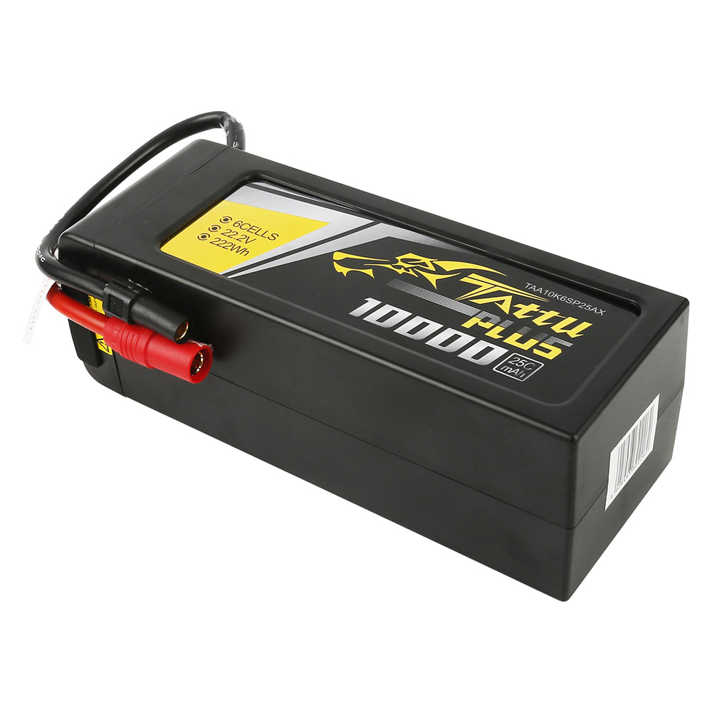 Tattu Plus 10000mAh 6S batterie LiPo 25C AS150 UAV