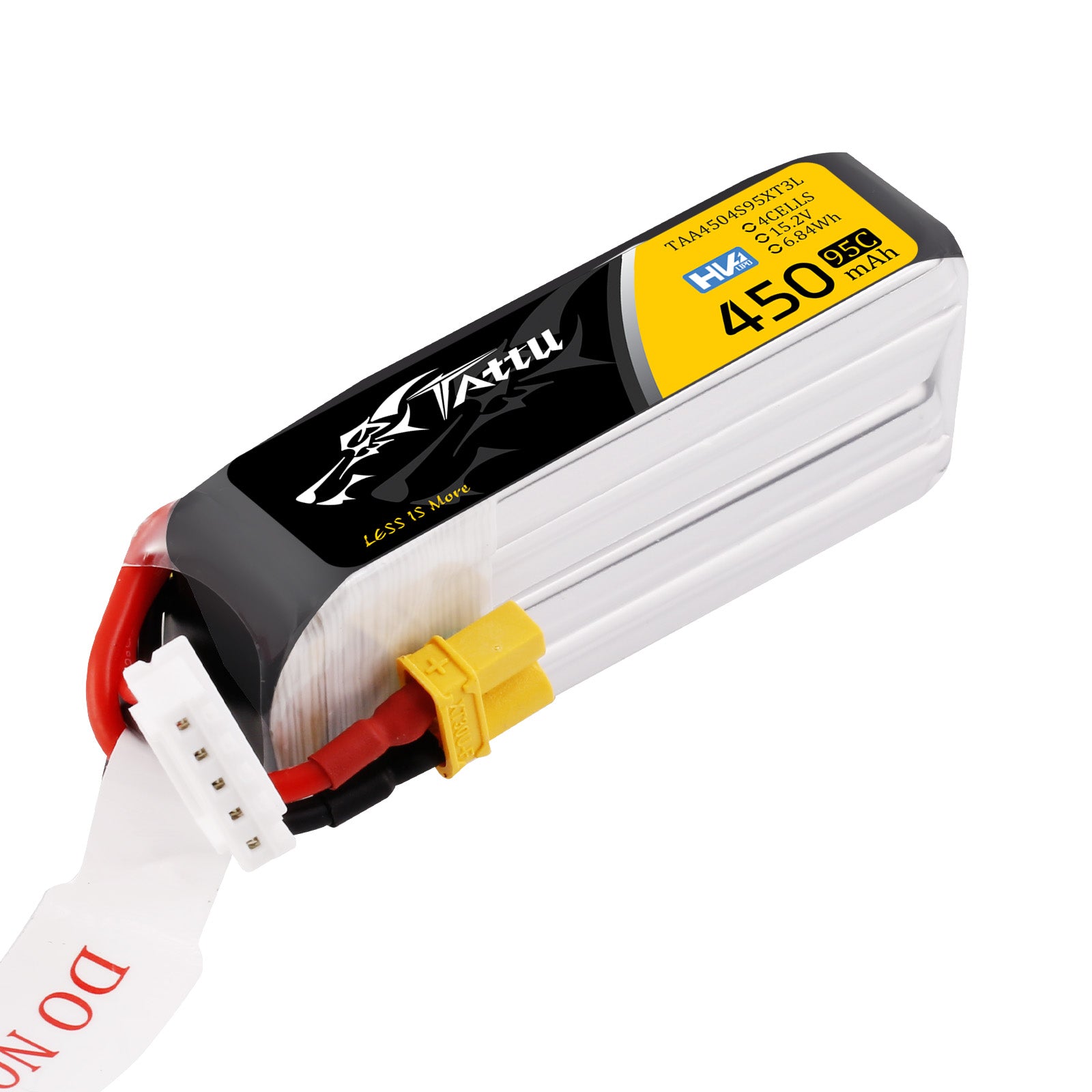Tattu FPV 450mAh 4S 95C batterie LiPo HV XT30