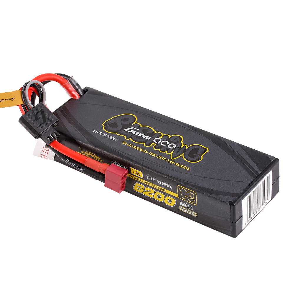 Gens Ace Bashing Pro 6200mAh 2S 7.4V Batterie Lipo Deans