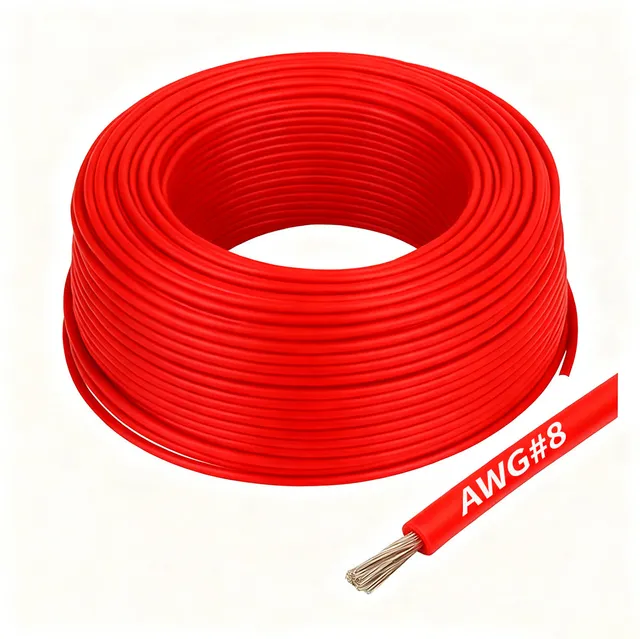 Gens Ace AWG8 câble silicone rouge 1 m