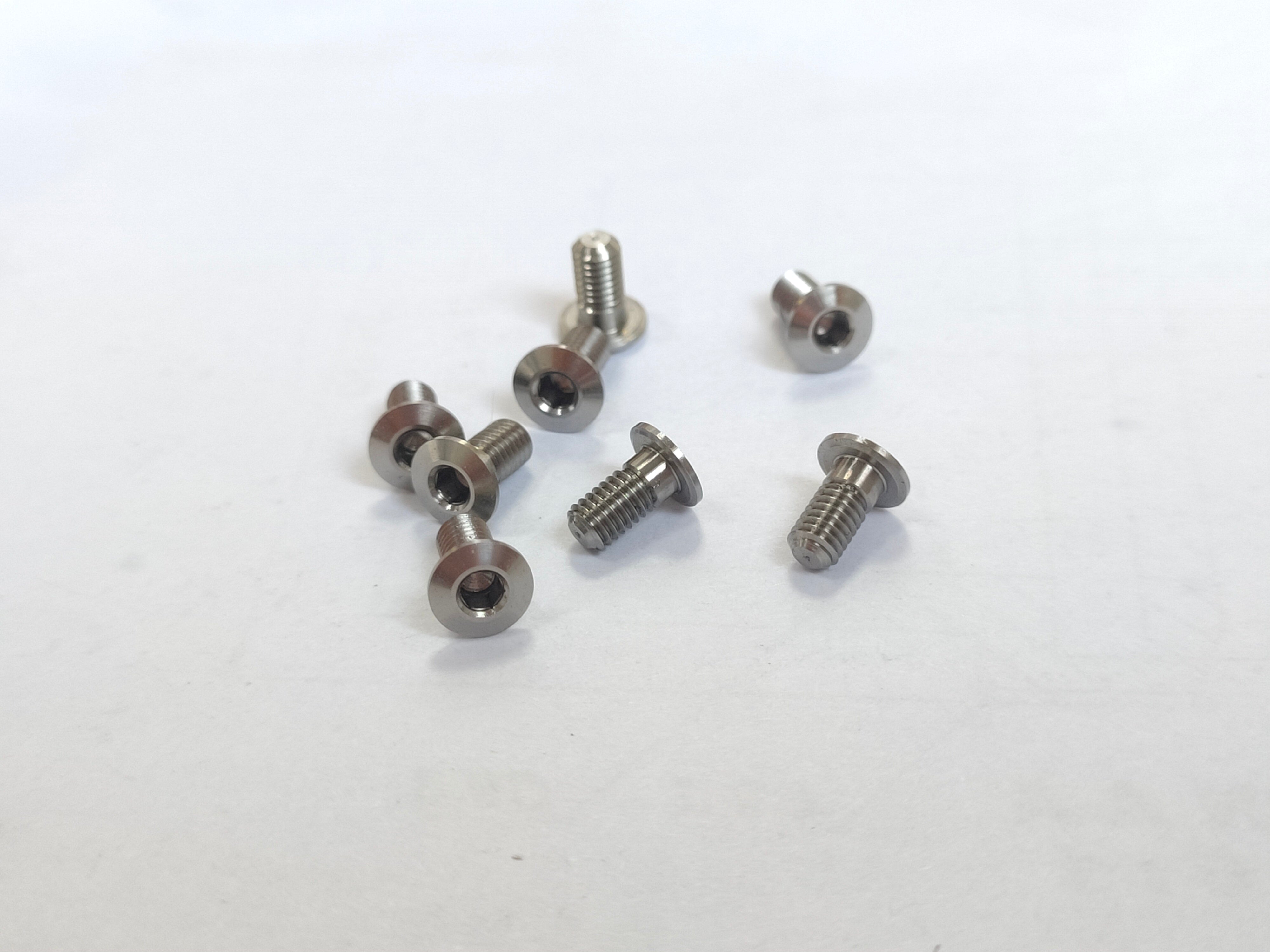 3Racing Parts Vis Titane M3 8mm Lot 8 Tête Basse