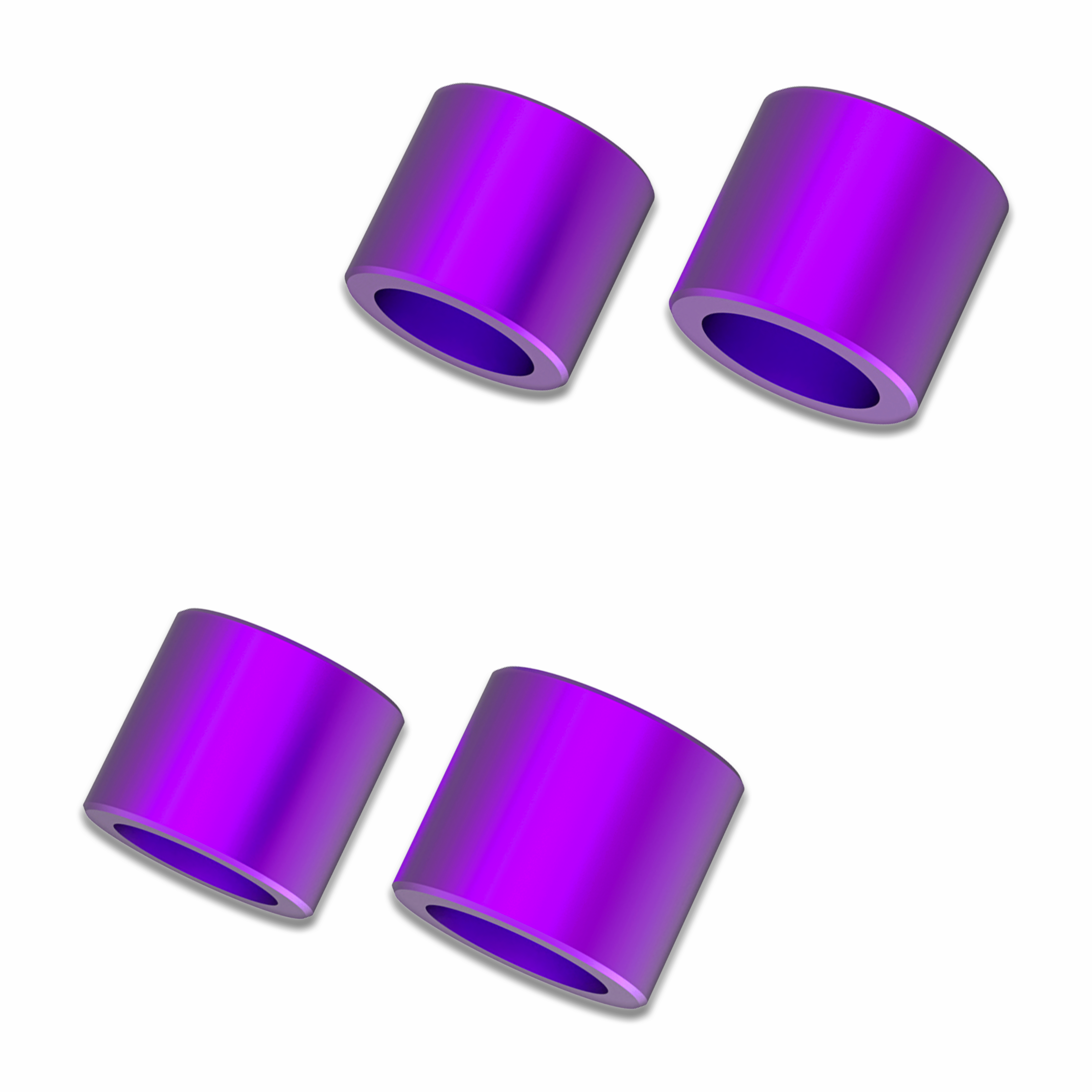 3Racing AuperD5 SAK-D6825D entretoise alu M5x7x6,2 bleue