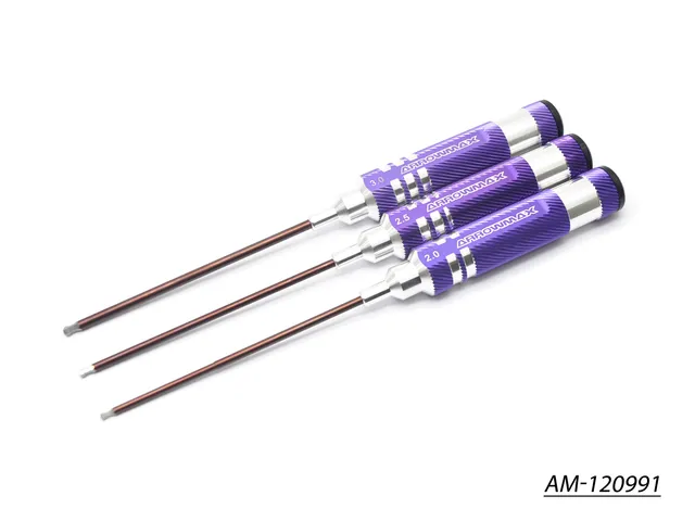 Arrowmax Tools Set clés allen boule 2.0-3.0mm 120mm 3 pièces
