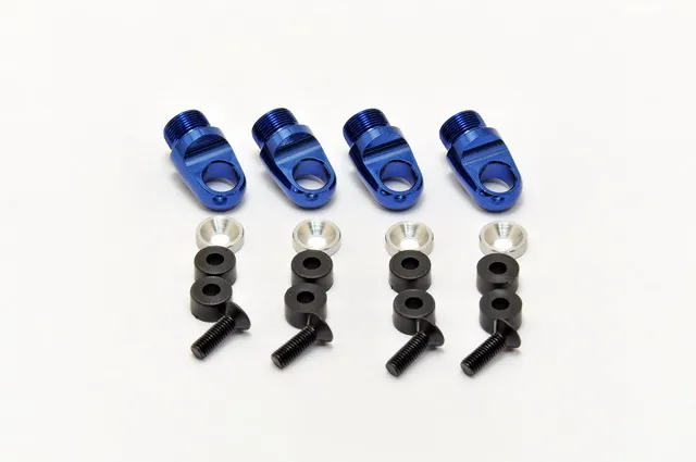 Hobao 230108 bouchon amortisseur alu CNC lot 4 pièces