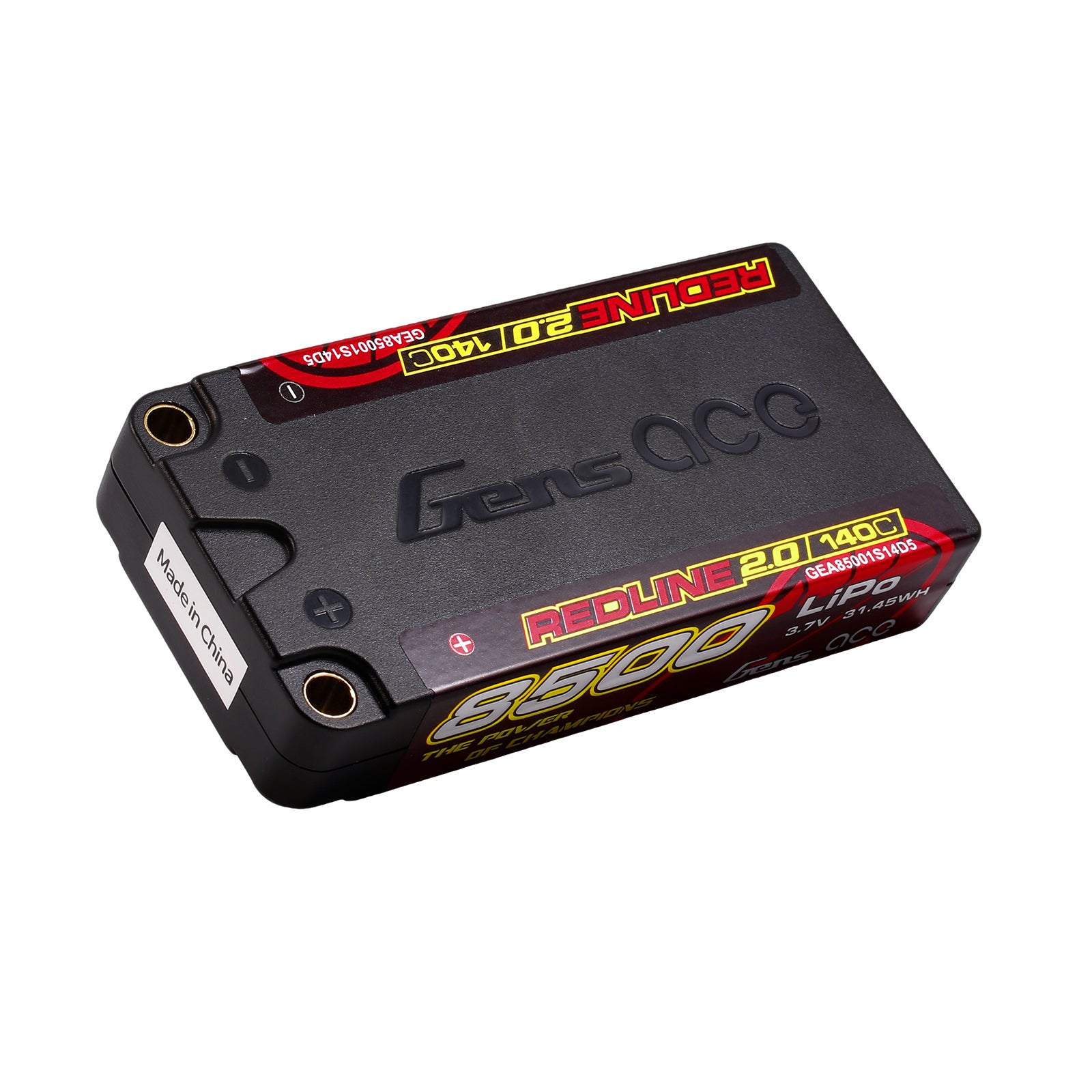 Gens Ace Redline 2.0 8500mAh 1S batterie LiPo Shorty